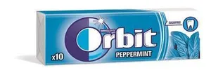 Kaugummi, 14g, ORBIT Pfefferminz Dragees